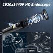 Endoscope Camera 1920P HD Borescope Tools 8 Adjustable LED Lights Endoscope 5m Semi-Rigid Snake Camera Waterproof iOS Android Tool Diagnostic