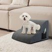 Pawz 2 Steps Pet Stairs Dog Ramp High Density Foam Grey