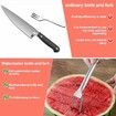 Watermelon Cutter,2-in-1 Stainless Steel Fruit Cutter,Dual Head Watermelon Fork Slicer Tool,Summer Fruit Cutting Home Kitchen Gadgets