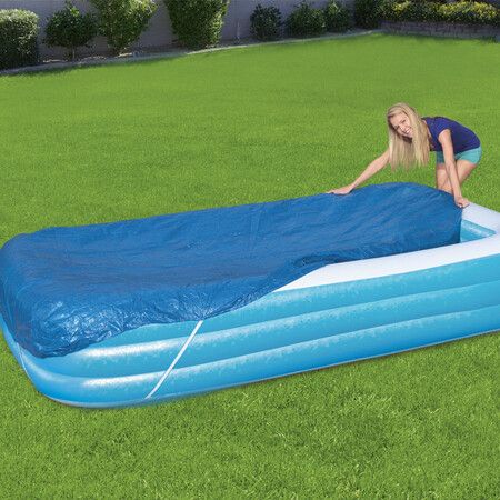 58108 54009  Bestway 305x183cm Thickened Dustproof Inflatable Swimming Pool Cover Mat