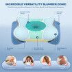 Adjustable Cervical Pillow for Neck Support with Armrest, Odorless Ergonomic Contour Memory Foam,Orthopedic Bed Pillow for Side Back Stomach Sleeping