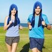 Cooling Hoodie Towels,Instant Cooling Towels for Neck and Face,UPF 50 Sun Protection,Ice Towel for Hot Weather,Head Towel,3 Pack