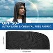 Cooling Hoodie Towels,Instant Cooling Towels for Neck and Face,UPF 50 Sun Protection,Ice Towel for Hot Weather,Head Towel,Black 2 Pack