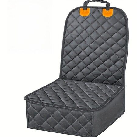 Dog Car Seat Covers, Waterproof Front Seat Cover for Dogs, Scratch Proof, Nonslip Pet Passenger Seat Cover Protector for Cars Trucks SUVs, Standard Size