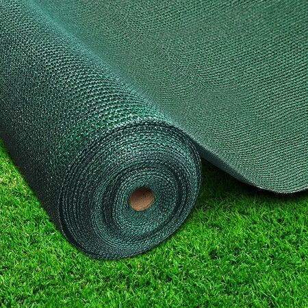 Instahut 50% Shade Cloth 3.66x10m Shade Cloth Sail Heavy Duty Shadecloth Garden Mesh Roll Green