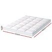 Giselle Bedding Mattress Topper Pillowtop Bamboo 10cm Double