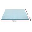 Giselle Bedding Memory Foam Mattress Topper Cool Gel 5cm King Single
