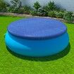 Aqua Buddy Pool Cover Fit 2.44m Round Above-ground Ring Swimming Pool Blanket Blue