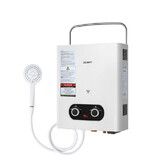Devanti Portable Gas Water Heater Outdoor Camping Shower White