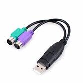PS2 to USB Adapter Converter for PS2 Keyboard Mouse