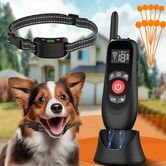 Wireless Dog Fence System,2 in 1 Electric Fence for Dogs Smart Magnetic Charging Base,Outdoor Portable Dog Perimeter Collar Fence,Waterproof