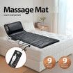 Full Body Massage Mat Heated Foot Back Massager Shiatsu Vibration Lumbar Support Neck Leg Relax Electric Heating Pad HOMASA Chair Recliner Seat Cushion