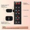 Full Body Massage Mat Heated Foot Back Massager Shiatsu Vibration Lumbar Support Neck Leg Relax Electric Heating Pad HOMASA Chair Recliner Seat Cushion
