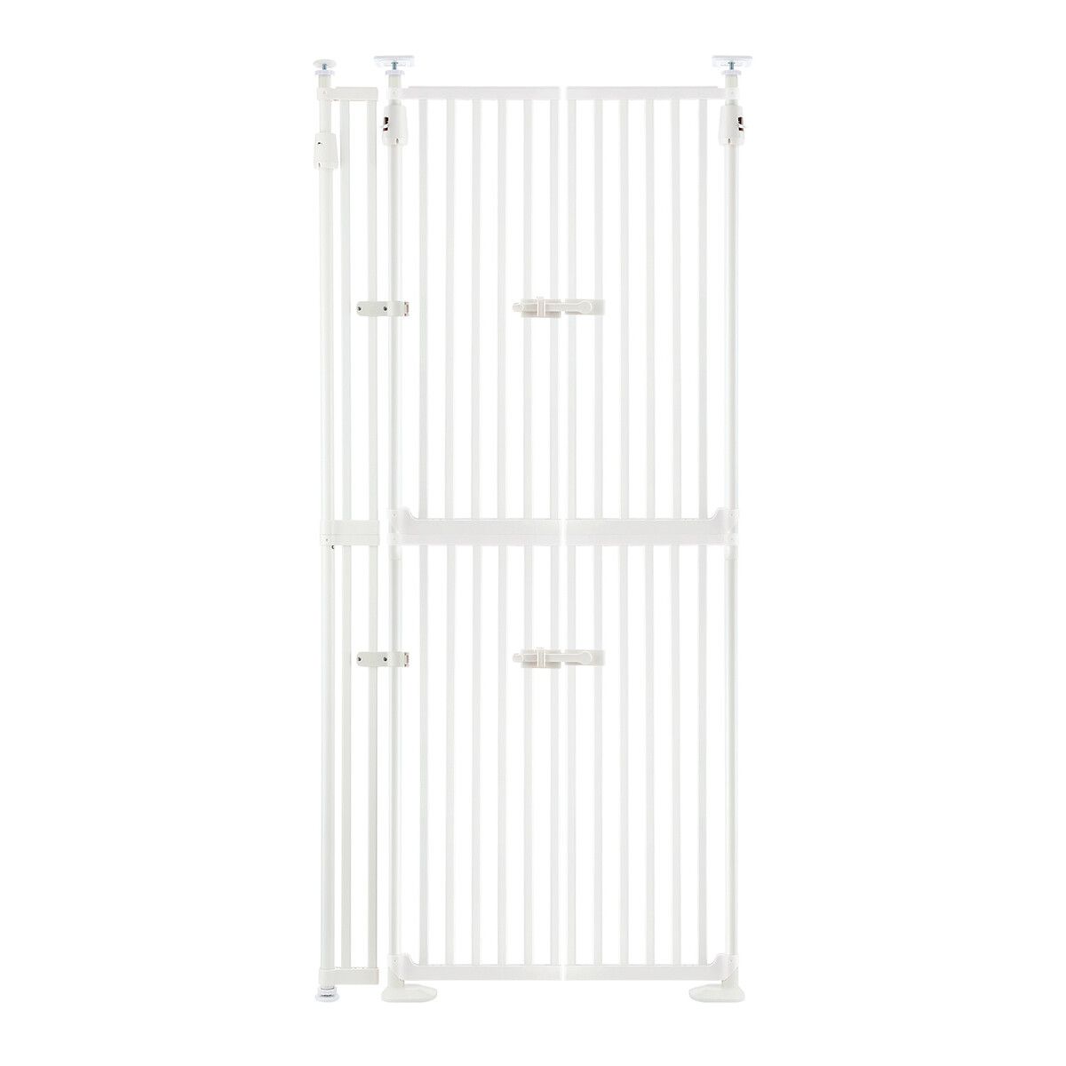 Retractable Safety Gate Pet Dog Cat, Extra Tall, 3-Position Width Adjustment, Stairs Doorway Kitchen