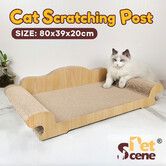 Cat Scratching Post Toy Bed Scratcher Corrugated Cardboard Pet Furniture Couch Sofa Shape  Pad Indoor Kitten Nest Play Lounge