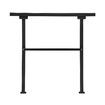 Stair Handrail Railings 3 to 4 Steps Adjustable Safety Metal Guard Hand Rails Kit for Outdoor Staircases Decks Porches Black
