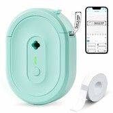 Label Maker Machine  Bluetooth Portable Thermal Printer Wireless Mini Sticker  Home Kitchen School Office Note Christmas Birthday Gift COL Green