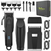 Professional Electric Hair Clipper with Limited Comb Hair Trimmer Kit With Charging Cable Cleaning Brush,For Men Stylists Barber Barbershop