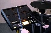 PD705 Sample Pad, Portable Multipad for Drummers, With 9 Velocity Sensitive Drum Pads, 592 Percussion Sounds, Support USB/MIDI In Out/AUX