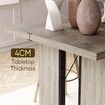 Dining Bar Table Diner Hall Coffee Kitchen Dinner Breakfast Room Outdoor Furniture Modern Farmhouse Cafe Restaurant Office Work Desk Wood 180x80x75cm