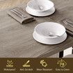 Dining Bar Table Diner Hall Coffee Kitchen Dinner Breakfast Room Outdoor Furniture Modern Farmhouse Cafe Restaurant Office Work Desk Wood 180x80x75cm