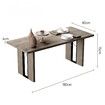 Dining Bar Table Diner Hall Coffee Kitchen Dinner Breakfast Room Outdoor Furniture Modern Farmhouse Cafe Restaurant Office Work Desk Wood 180x80x75cm