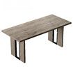 Dining Bar Table Diner Hall Coffee Kitchen Dinner Breakfast Room Outdoor Furniture Modern Farmhouse Cafe Restaurant Office Work Desk Wood 180x80x75cm