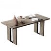 Dining Bar Table Diner Hall Coffee Kitchen Dinner Breakfast Room Outdoor Furniture Modern Farmhouse Cafe Restaurant Office Work Desk Wood 180x80x75cm
