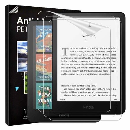 3 Pack Screen Protector for Kindle Paperwhite 7 Inch and Kindle Colorsoft Signature Edition,Anti-Glare Scratch Resistant PET Screen Film Protector