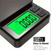 Digital Pocket Scale 1000g X 0.01g Digital Gram Food Jewelry Kitchen Scale with Backlit LCD,Tare Function,7 Different Weight Units