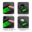 Digital Pocket Scale 1000g X 0.01g Digital Gram Food Jewelry Kitchen Scale with Backlit LCD,Tare Function,7 Different Weight Units