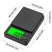 Digital Pocket Scale 1000g X 0.01g Digital Gram Food Jewelry Kitchen Scale with Backlit LCD,Tare Function,7 Different Weight Units