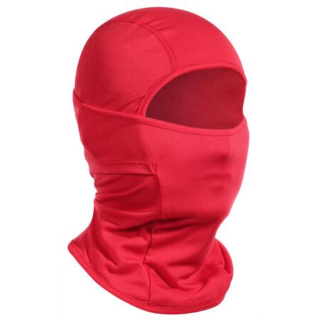 Ski Mask for Men Women,Balaclava Face Cover,Shiesty Mask UV Protector Lightweight for Motorcycle Snowboard,Red