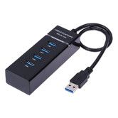 4 Port USB 3.0 Hub High Speed 5Gbps Transfer Speed Lightweight USB Cable Adapter for PS4, PS4 Slim, Ps4 Pro, Computer Laptop PC