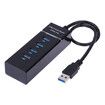 4 Port USB 3.0 Hub High Speed 5Gbps Transfer Speed Lightweight USB Cable Adapter for PS4, PS4 Slim, Ps4 Pro, Computer Laptop PC
