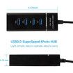 4 Port USB 3.0 Hub High Speed 5Gbps Transfer Speed Lightweight USB Cable Adapter for PS4, PS4 Slim, Ps4 Pro, Computer Laptop PC