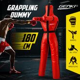 180cm Grappling Dummy BJJ MMA Wrestling Jiu Jitsu Boxing Punching Unfilled Karate Kickboxing Practice Bag Kicking Wrestling Training Mannequin Genki