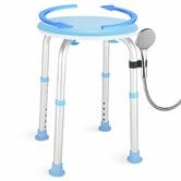 Adjustable Swivel Bath Seat Shower Chair for Inside Shower, Shower Seat for Inside Tub Bathroom Bench Bath Chair for Elderly and Disabled