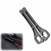 2PCS Car Seat Gap Filler Organizer,No Drop Seat Guard,Automotive Trays & Bags,Car Side Gap Filler,Drop seat Gap Fillers (Black)