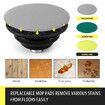 Floor Spin Mop Cleaner 4In1 Electric Cordless Spinning Scrubber Polisher Sweeper Waxer Washer Cleaning Machine Washing Pads for Hard Wood Tile Marble
