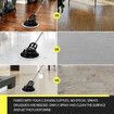 Floor Spin Mop Cleaner 4In1 Electric Cordless Spinning Scrubber Polisher Sweeper Waxer Washer Cleaning Machine Washing Pads for Hard Wood Tile Marble