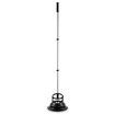 Floor Spin Mop Cleaner 4In1 Electric Cordless Spinning Scrubber Polisher Sweeper Waxer Washer Cleaning Machine Washing Pads for Hard Wood Tile Marble