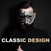 Masquerade Mask for Men Vintage Venetian Mask Halloween Mask for Party Prom Ball Costume Mask
