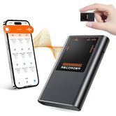 64GB Voice Activated Recorder 3072Kbps Voice Recorder with AI Noise Cancellation,Tap Recording Device with Playback,7000 Hours Digital Voice Recorders