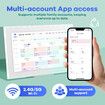 WiFi Wall Digital Calendar Planner 15.6 Inch Touch Screen Chore Chart Smart Electronic HD IPS Display Family Meal Schedule Organiser Video Photo Frame