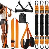 Pull Up Assistance Bands Heavy Duty for Pull Up Bar,Adjustable Weight/Size with Fabric Feet/Knee Rest,Bands for Pull Up Assist for Strength Training-225lb