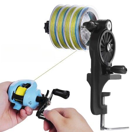 High Speed Recycler Fishing Line Spooler Baitcasting Reel Trolling Tackle  Fast Line Spooler 3 5 1 Gear Ratio Dual Direction Tension Control Saltwater