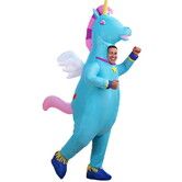 Inflatable Unicorn Costume Suit Blow Up Party Fancy Dress Halloween Cosplay