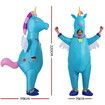 Inflatable Unicorn Costume Suit Blow Up Party Fancy Dress Halloween Cosplay