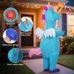 Inflatable Unicorn Costume Suit Blow Up Party Fancy Dress Halloween Cosplay